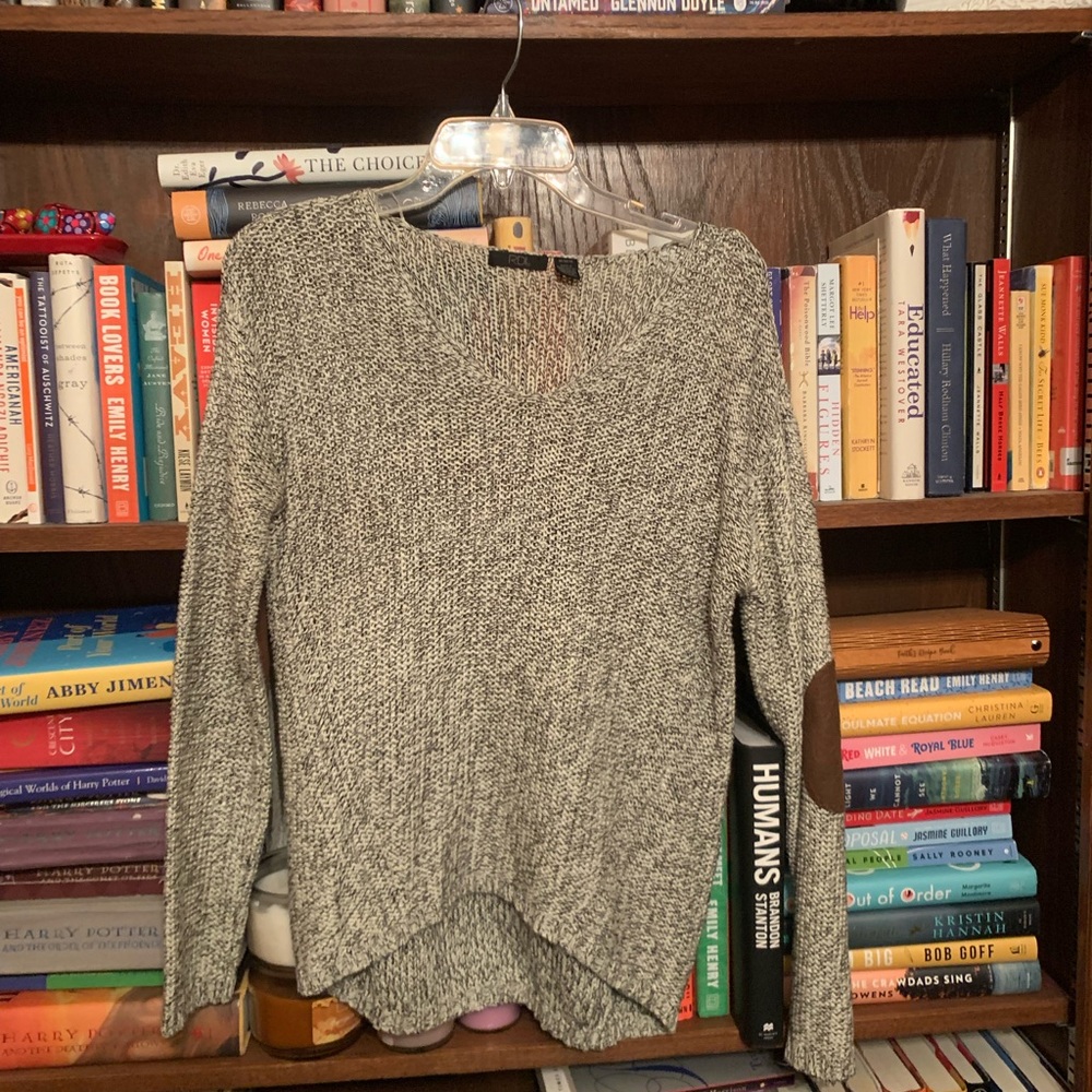Knit Sweater w Elbow Pads